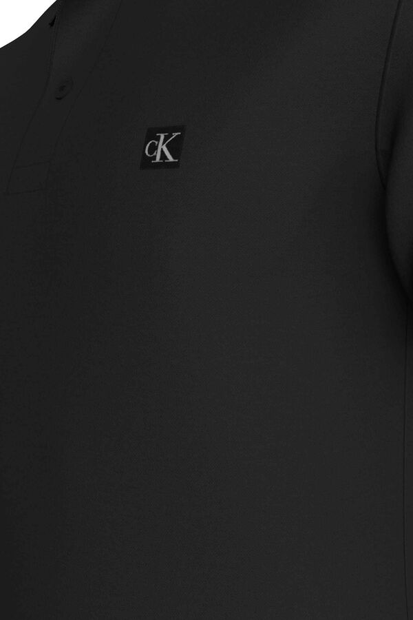 CK Jeans Polo de hombre manga corta negro