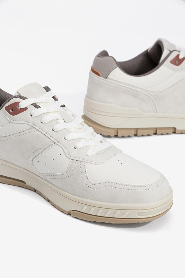 Tiffosi Zapatilla Estilo Retro blanco