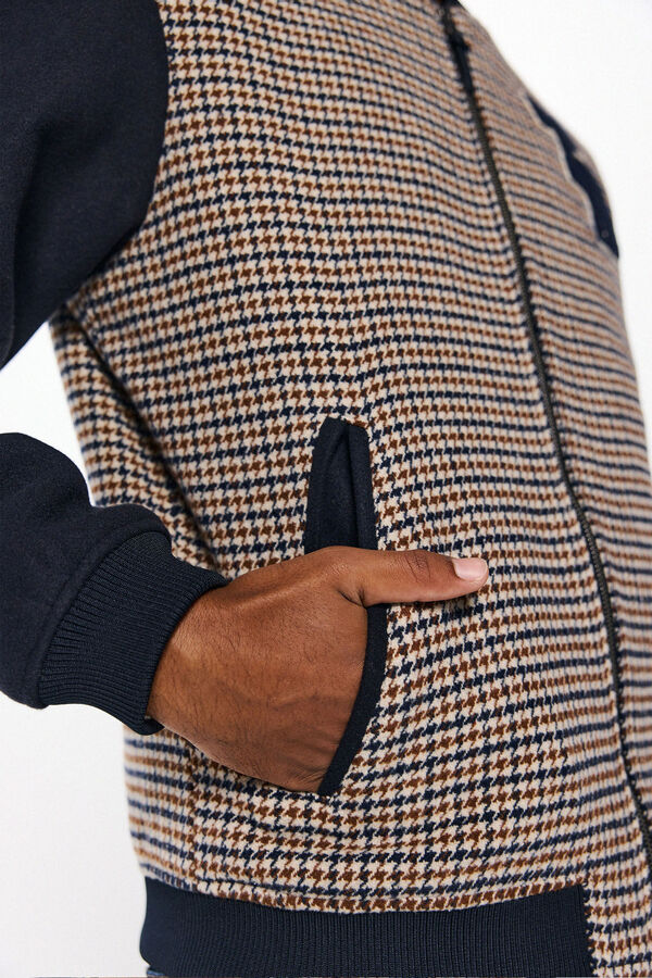 Springfield Bomber combinada varsity cuadros azul