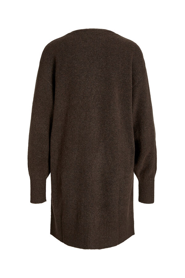 Jack & Jones Vestido curto de malha castanho