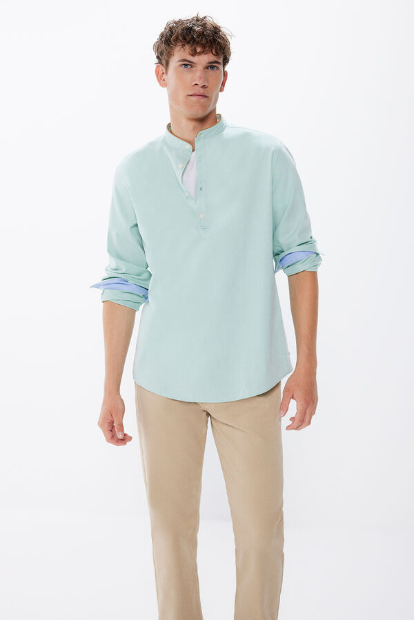 Springfield Camisa polera mao estructura estampado