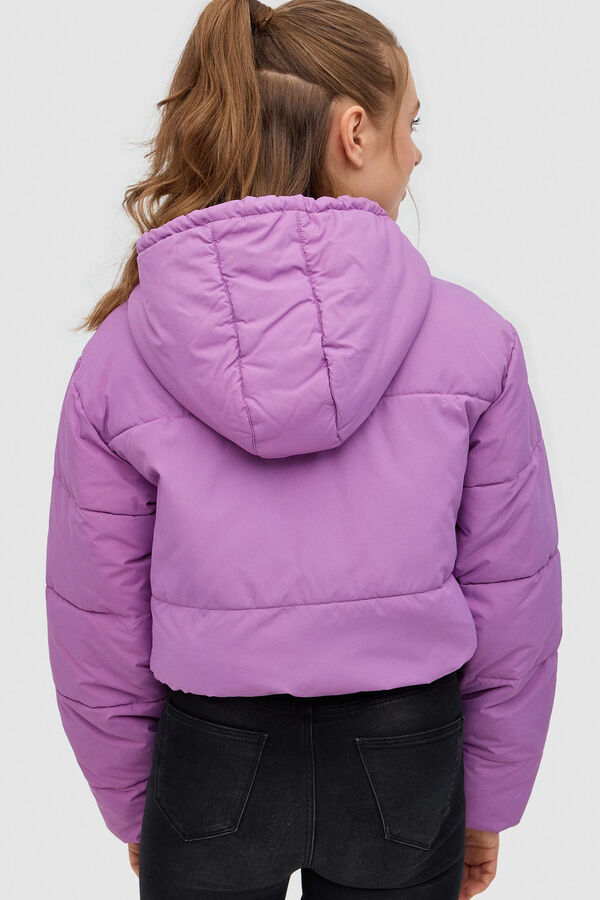 Inside Cazadora Acolchada Capucha morado/lila