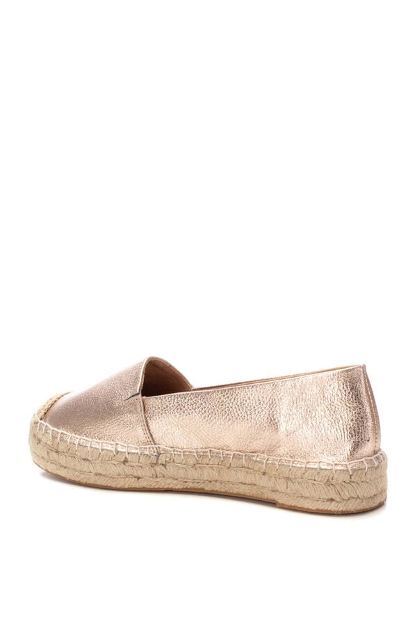 XTI alpercata feminina de pele  amarelo