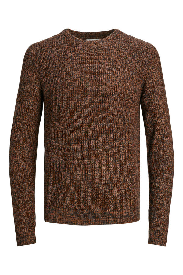 Jack & Jones Camisola estruturada castanho