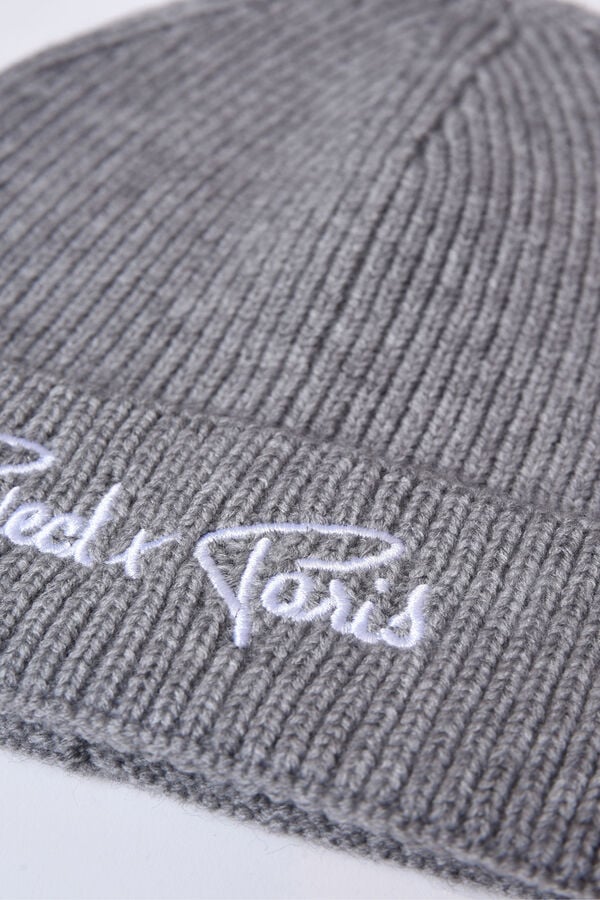 Project X Paris Gorro bordado gris