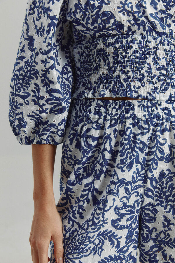 Only Bermuda estampada  branco