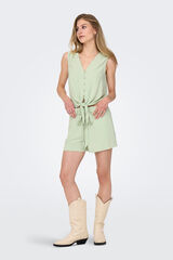 JDY Shorts de laço ajustável verde