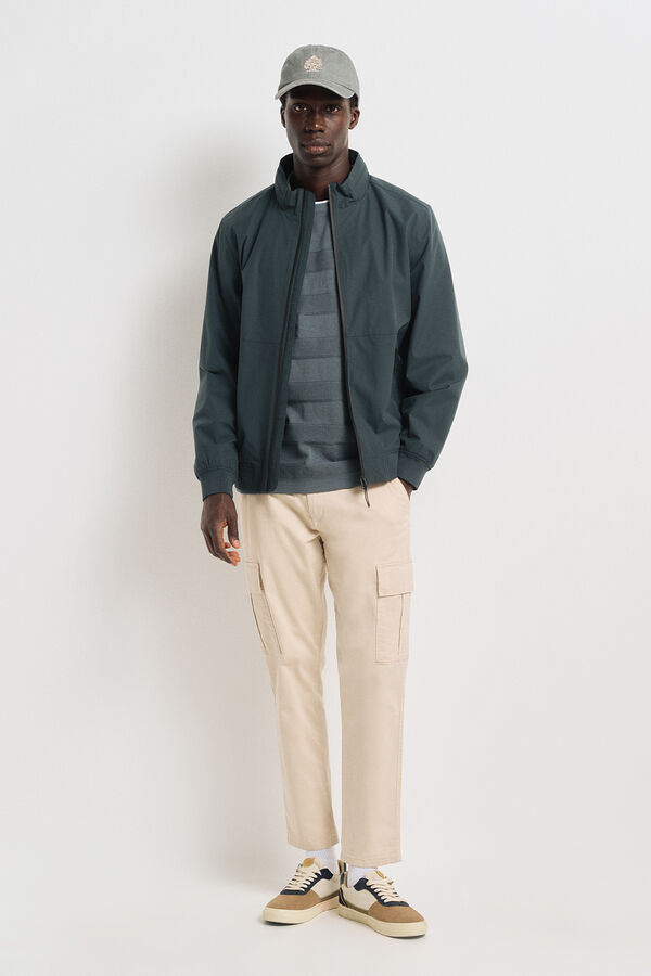 Springfield Casaco t&eacute;cnico azul