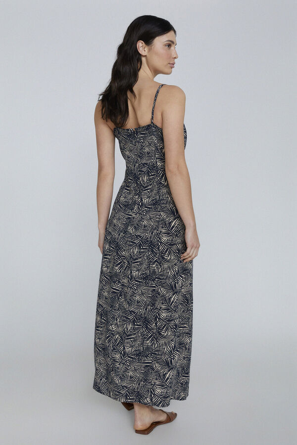 Only Vestido largo tirantes azul