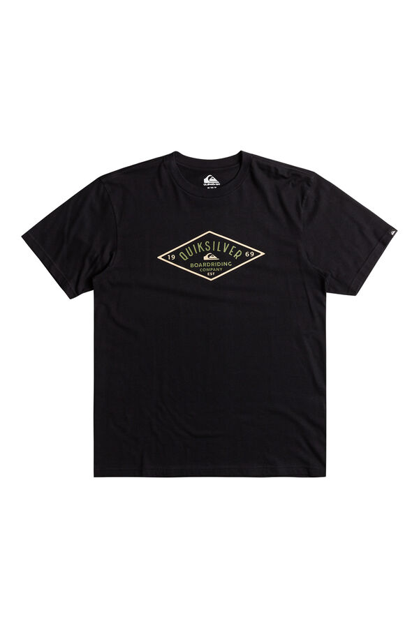 Quiksilver Camiseta de manga curta para homens preto