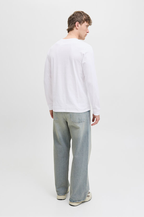 Jack & Jones Camiseta regular fit blanco