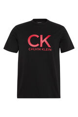CK Jeans Camiseta con gr&aacute;fico negro
