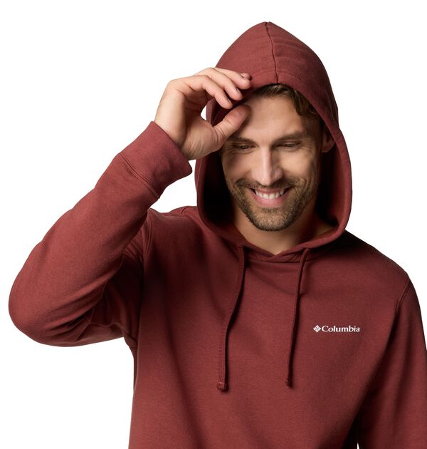 Columbia Sudadera estampada con capucha Columbia Trek&trade; para hombre rojo