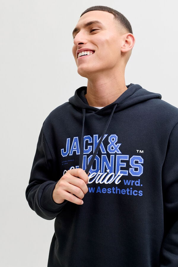 Jack & Jones Pacote com 2 moletons com logo cinzento