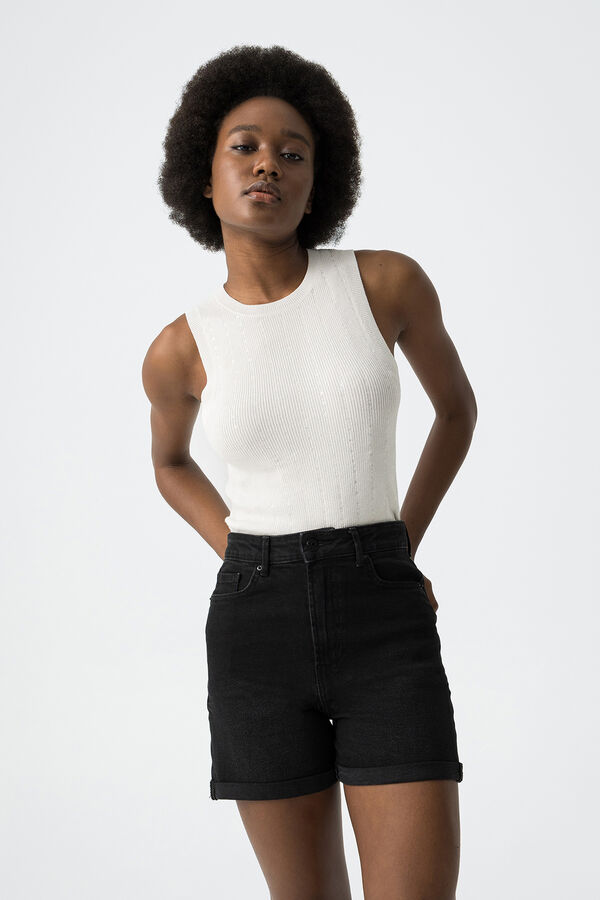 Tiffosi Suéter de malha branco