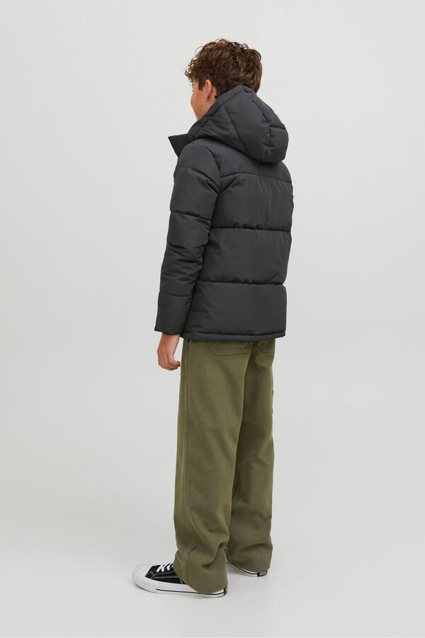 Jack & Jones Junior Blus&atilde;o acolchoado preto