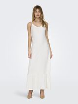 JDY Vestido largo tirantes blanco