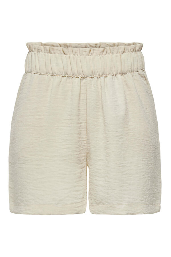 JDY Calções de saco de papel cinzento