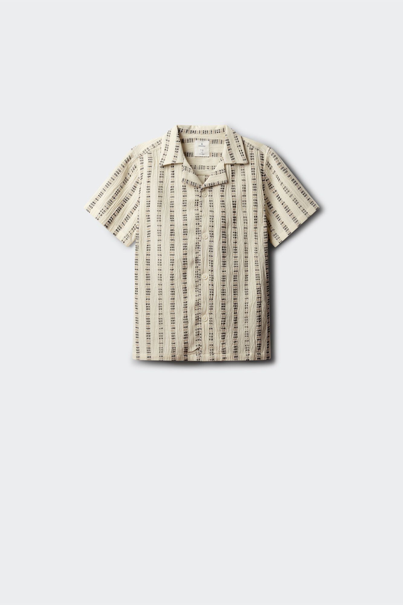 Springfield Kids Camisa manga corta bordado rayas ni&ntilde;o