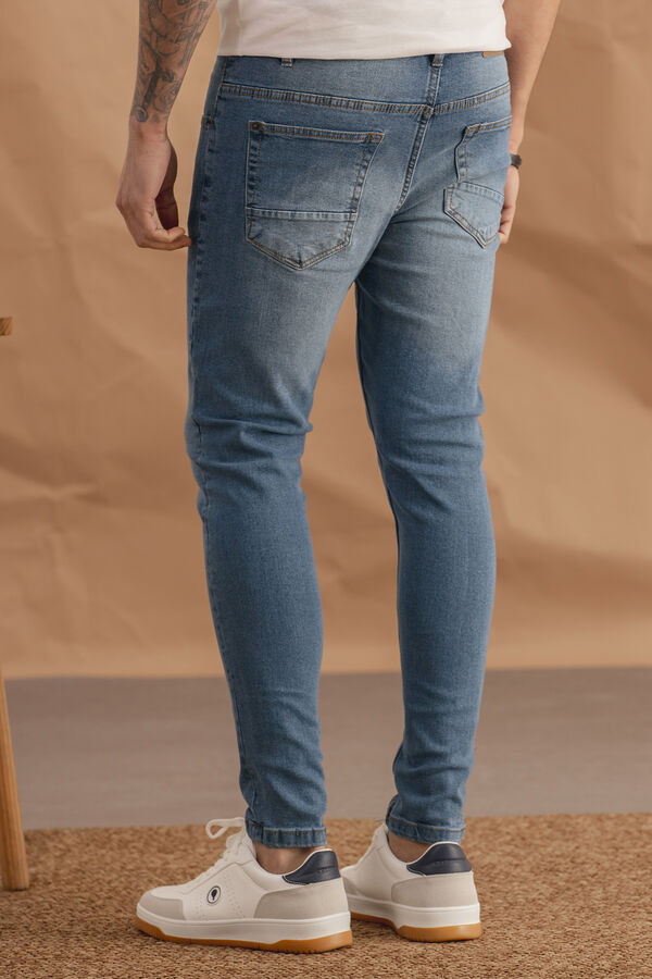 Celopman Jeans Skinny  azul