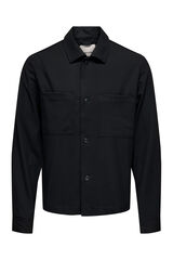 Only & Sons Chaqueta cierre de botones negro