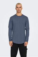 Only & Sons T-shirt manga azul