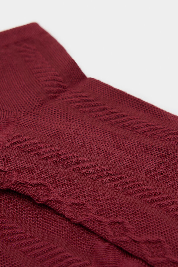 Springfield Camisola meio z&iacute;per vermelho