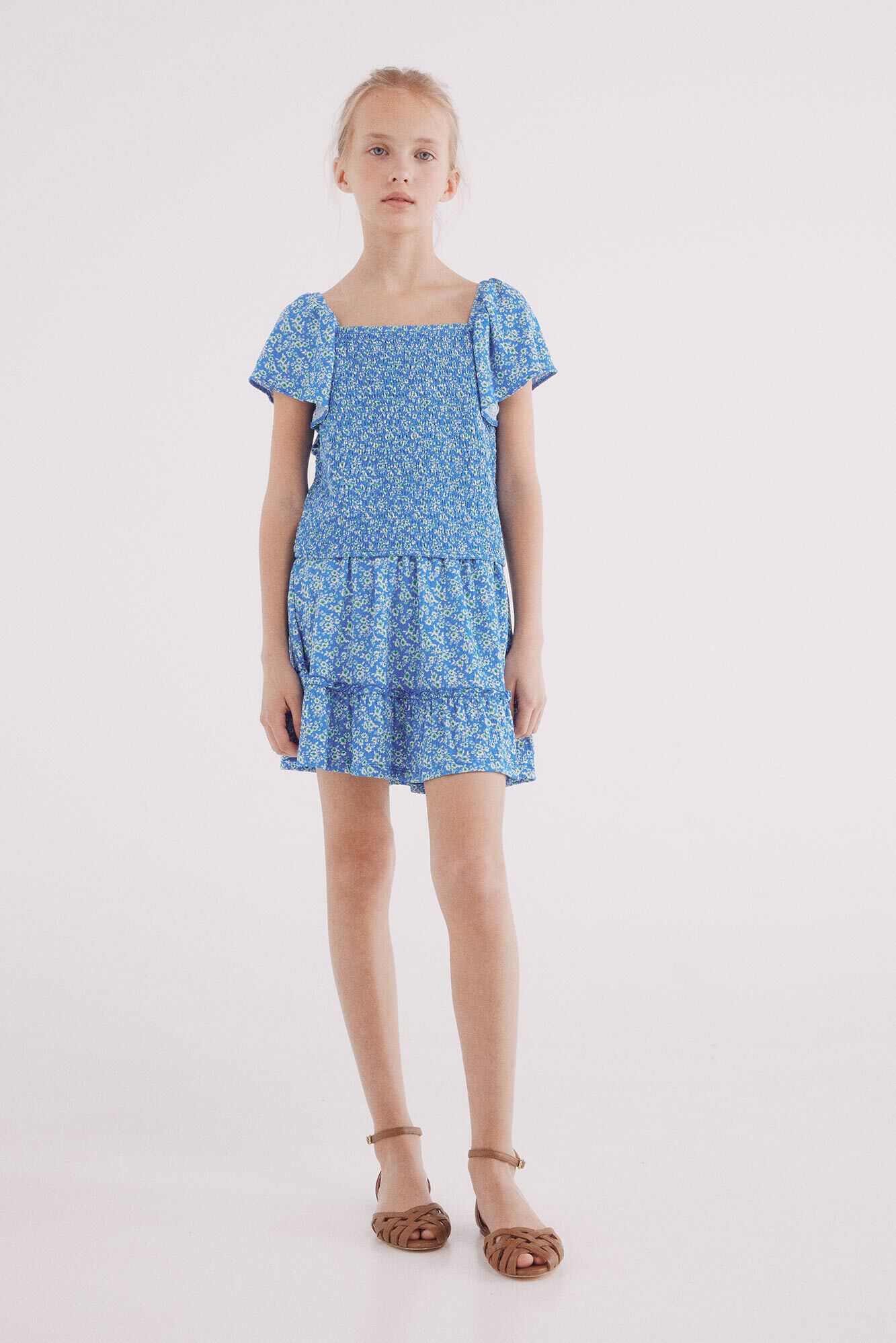 Springfield Kids Saia curta estampada para meninas