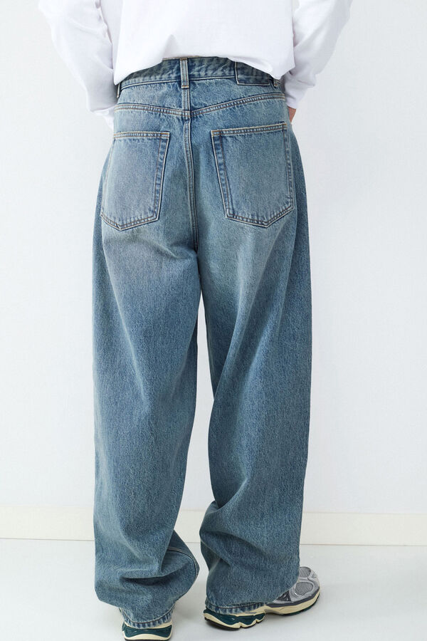 Balmohk Cal&ccedil;a jeans larga e larga azul