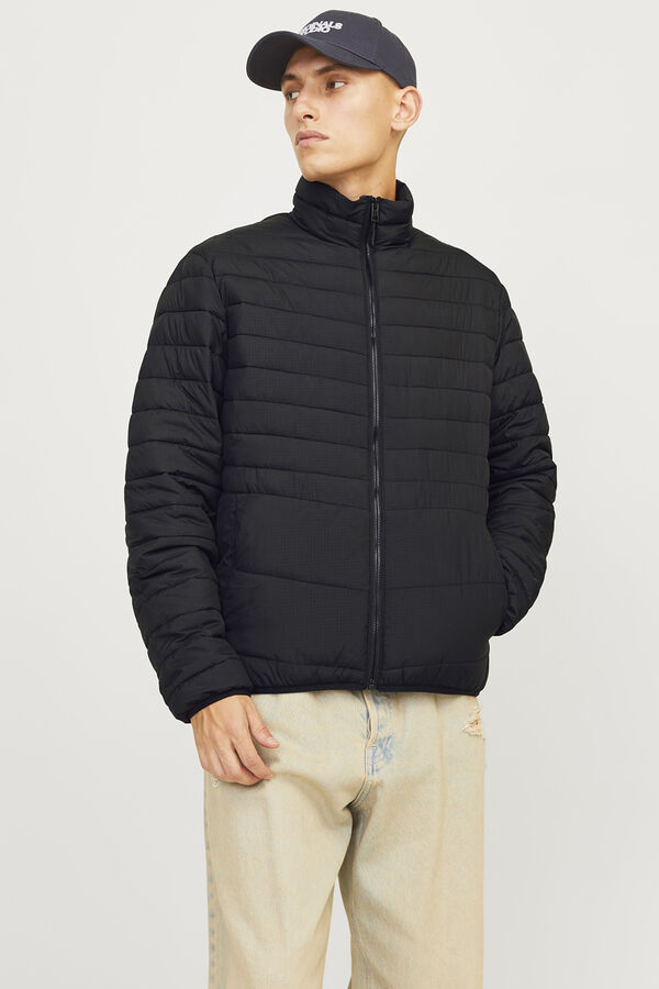 Jack & Jones Chaqueta acolchada puffer negro