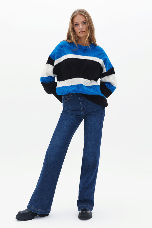 Oxxo Jersey de rayas azul