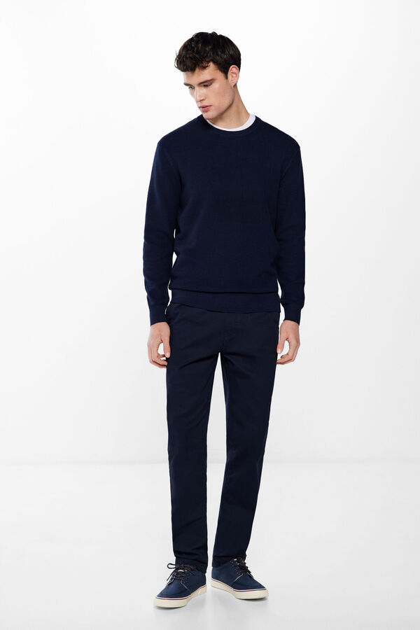 Springfield Camisola estrutura cor azul