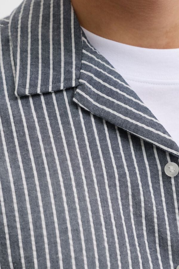 JJ REBEL Camisa relaxed fit azul