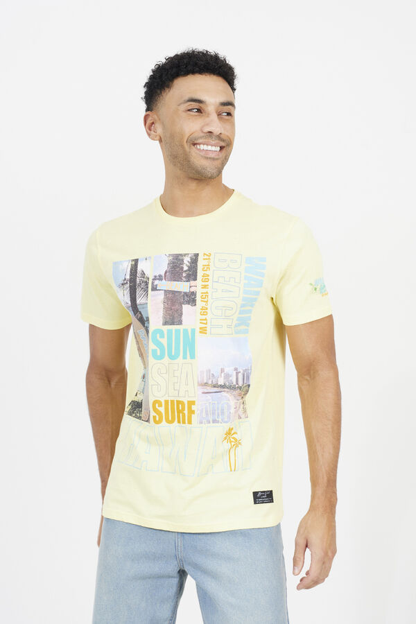 Brave Soul T-shirt estampada com manga curta estampado