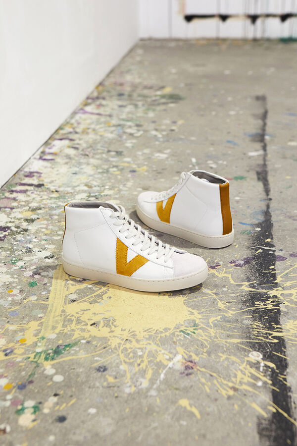 Victoria Botim pele e croute estampado