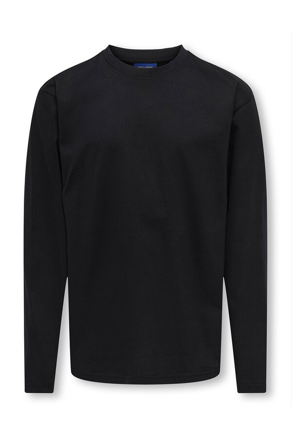 Only & Sons Junior Camiseta manga larga ni&ntilde;o negro