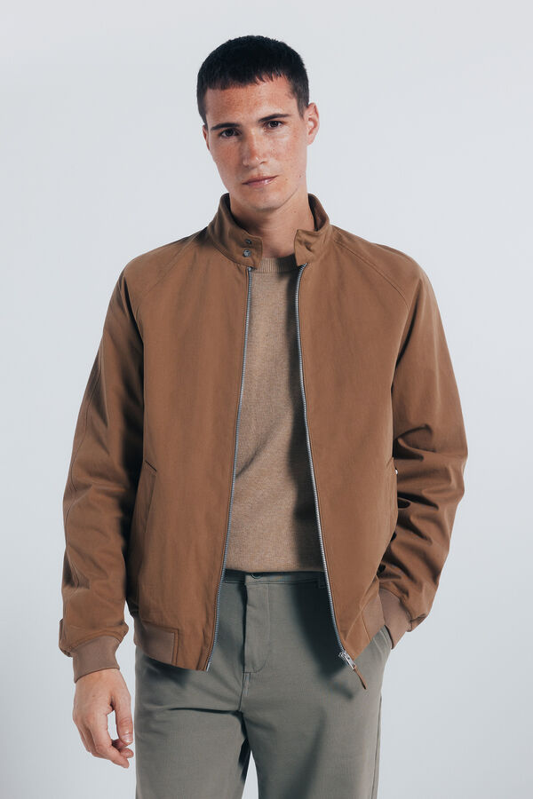 Springfield Cazadora algod&oacute;n beige