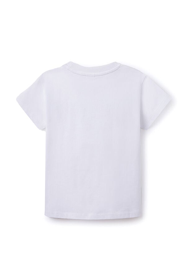 Springfield Kids T-shirt bordada menina branco