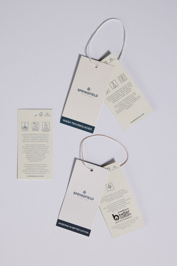 Springfield Bermuda vaqueira regular ultra leve azul