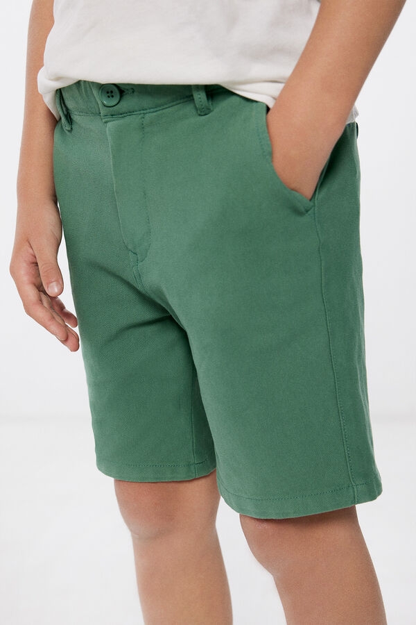 Springfield Kids Bermudas piqu&eacute; ni&ntilde;o verde