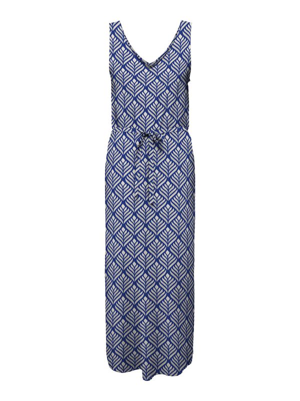 JDY Vestido comprido estampado azul