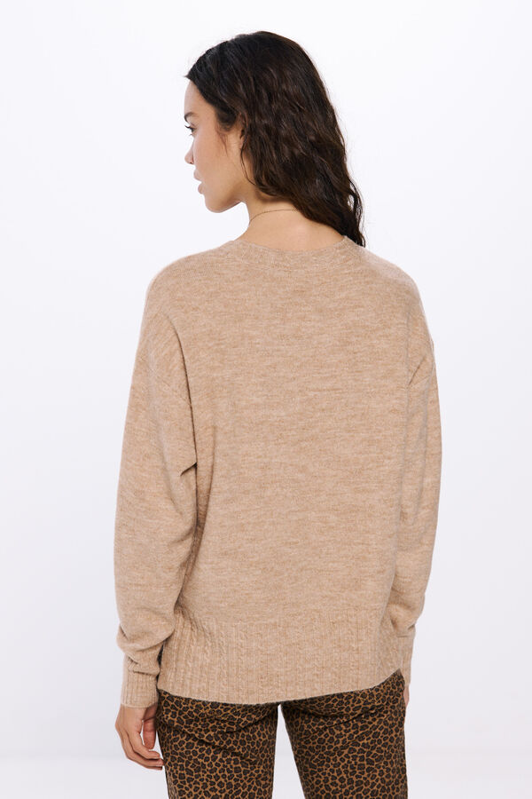 Springfield Suéter com riscas em relevo azul