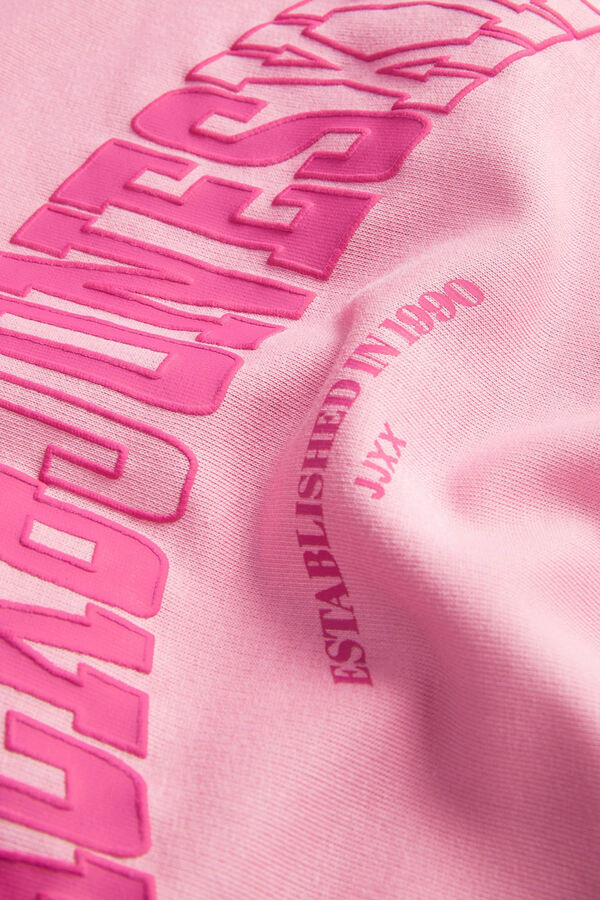 Jack & Jones Sudadera oversize rosa