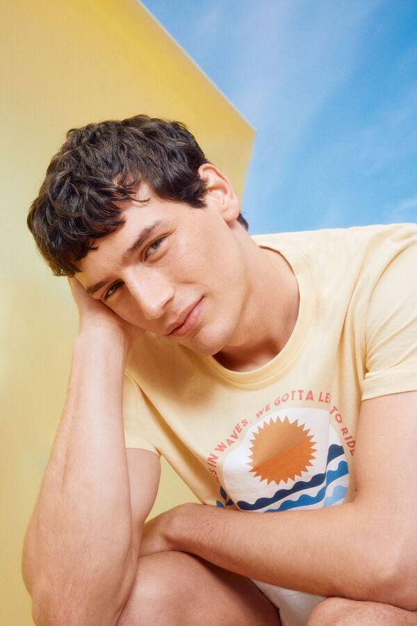 Springfield Camiseta lost amarillo