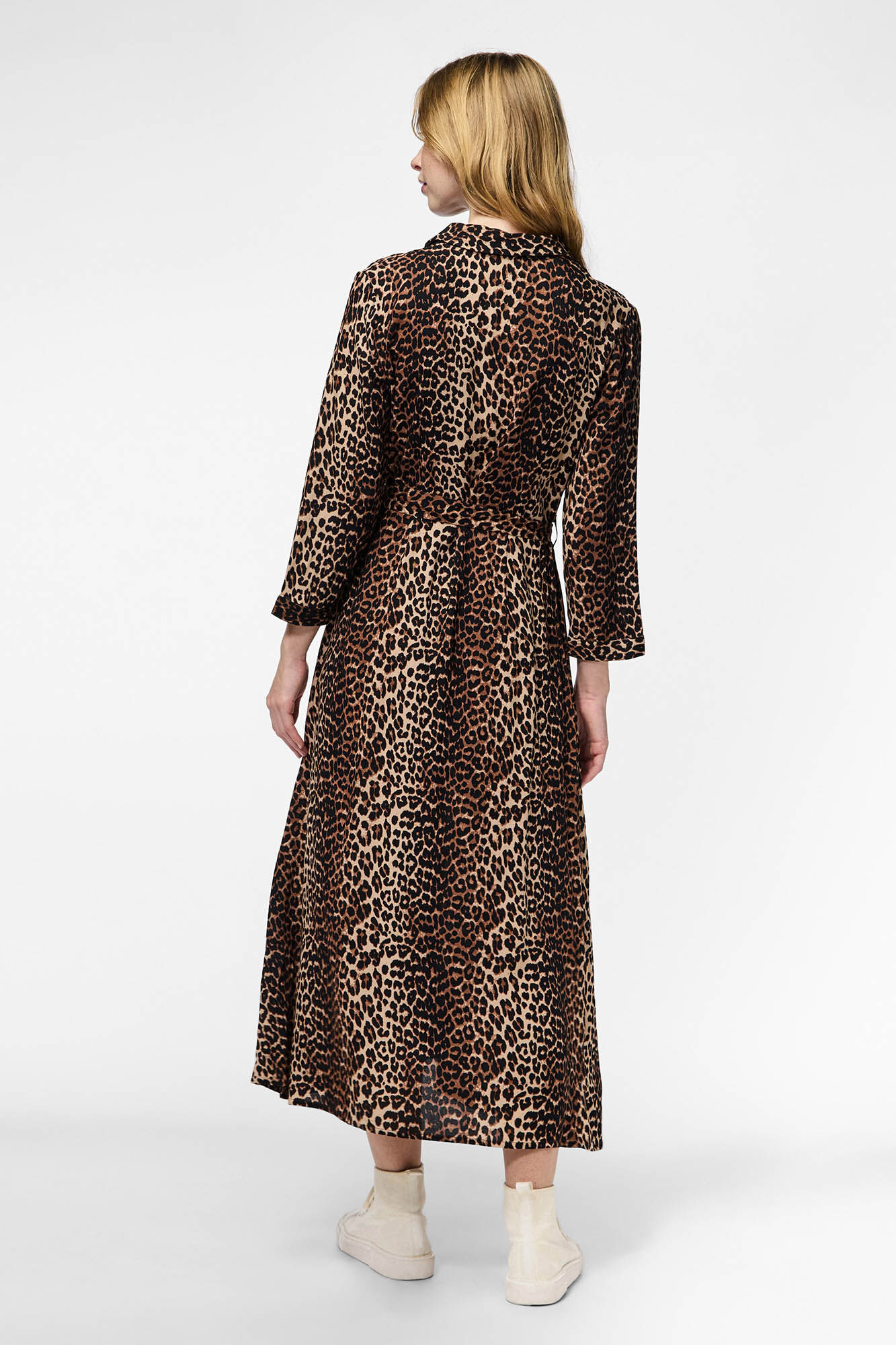 Pieces Vestido camisa estampado