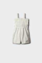 Springfield Kids Jardineiras lurex menina bege