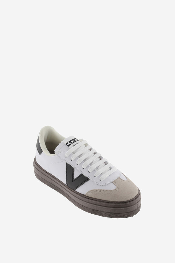 Victoria T&ecirc;nis Victoria de pele sint&eacute;tico branco