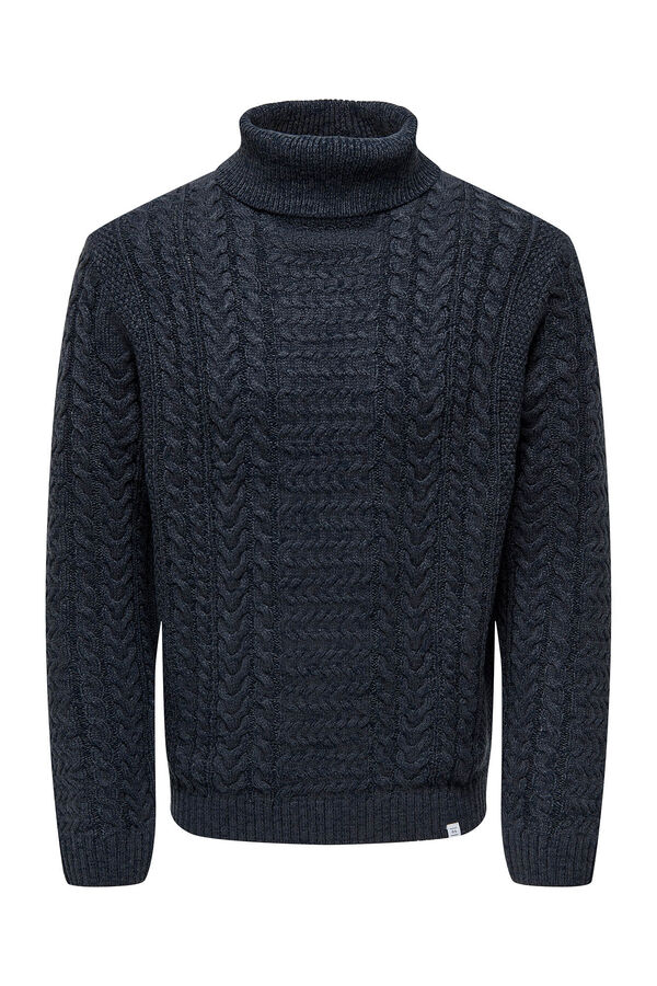 Only & Sons Jersey de punto de hombre regular fit azul