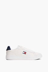 Tommy Jeans Zapatillas Tommy Jeans blancas con logo bandera blanco