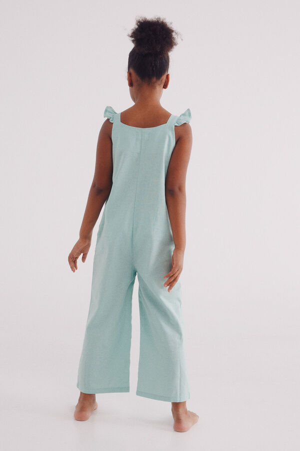 Springfield Kids Mono liso volantes ni&ntilde;a verde